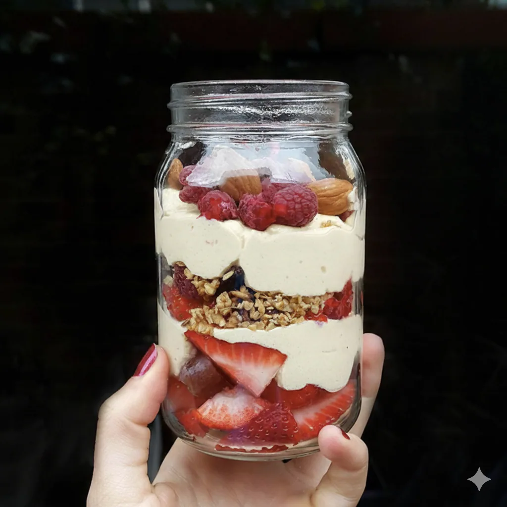 Parfait vegano: desayuno saludable en 5 minutos