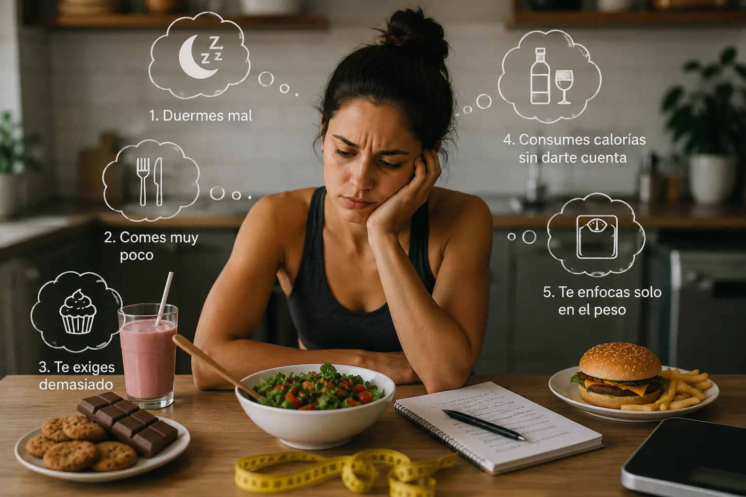 ¿Por qué tu dieta no está funcionando? 5 errores que pueden estar frenando la pérdida de peso