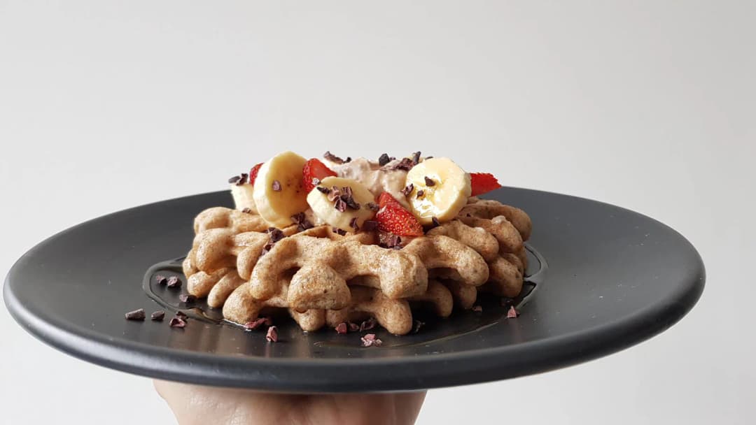Waffles Belgas Veganos: Receta saludable para un desayuno lleno de bienestar