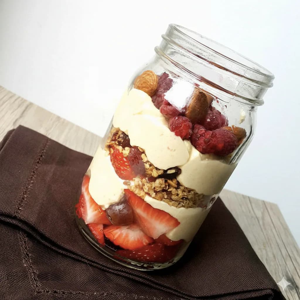 Parfait vegano: desayuno saludable en 5 minutos